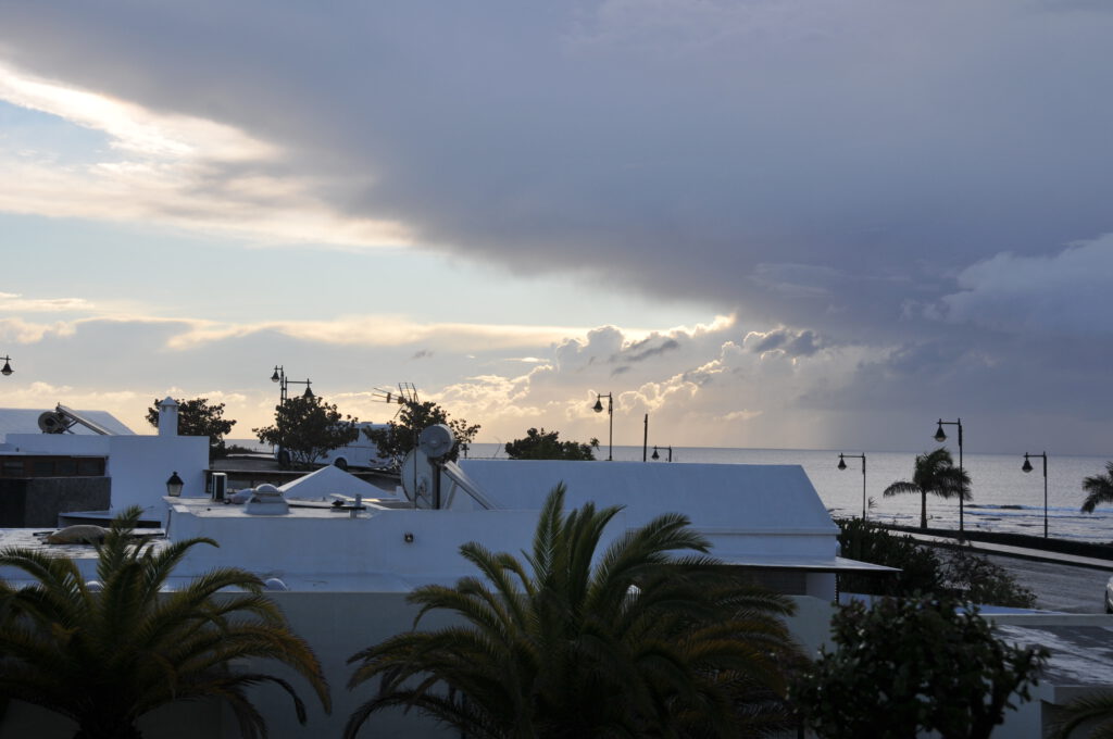 Lanzarote Blick vom Balkon